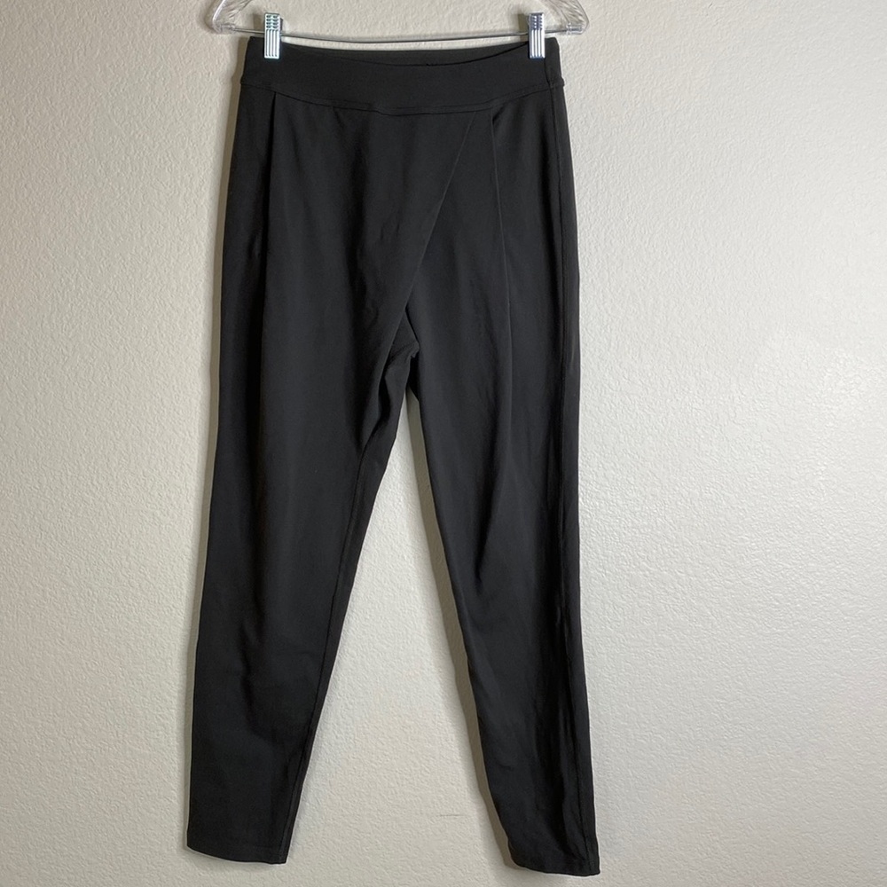Lululemon pleated slacks hidden pockets trousers olive green unknown size